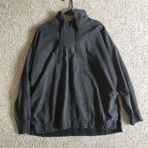 Aerie Distressed Gray Lounge Sweatshirt